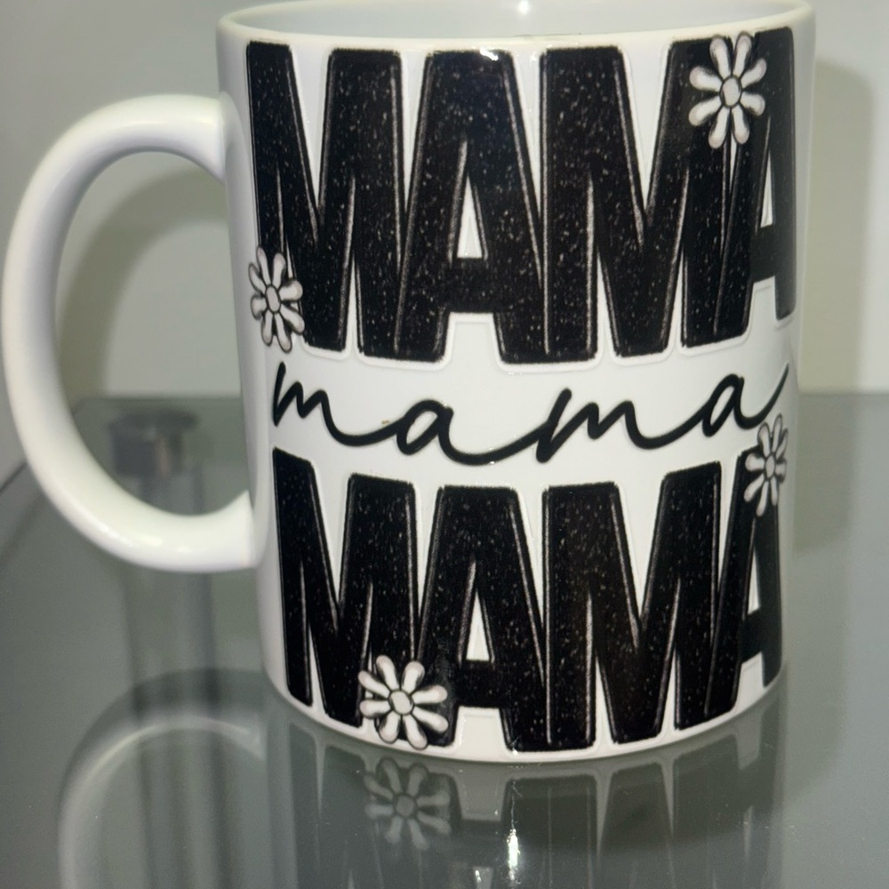Black and White Mama Mug